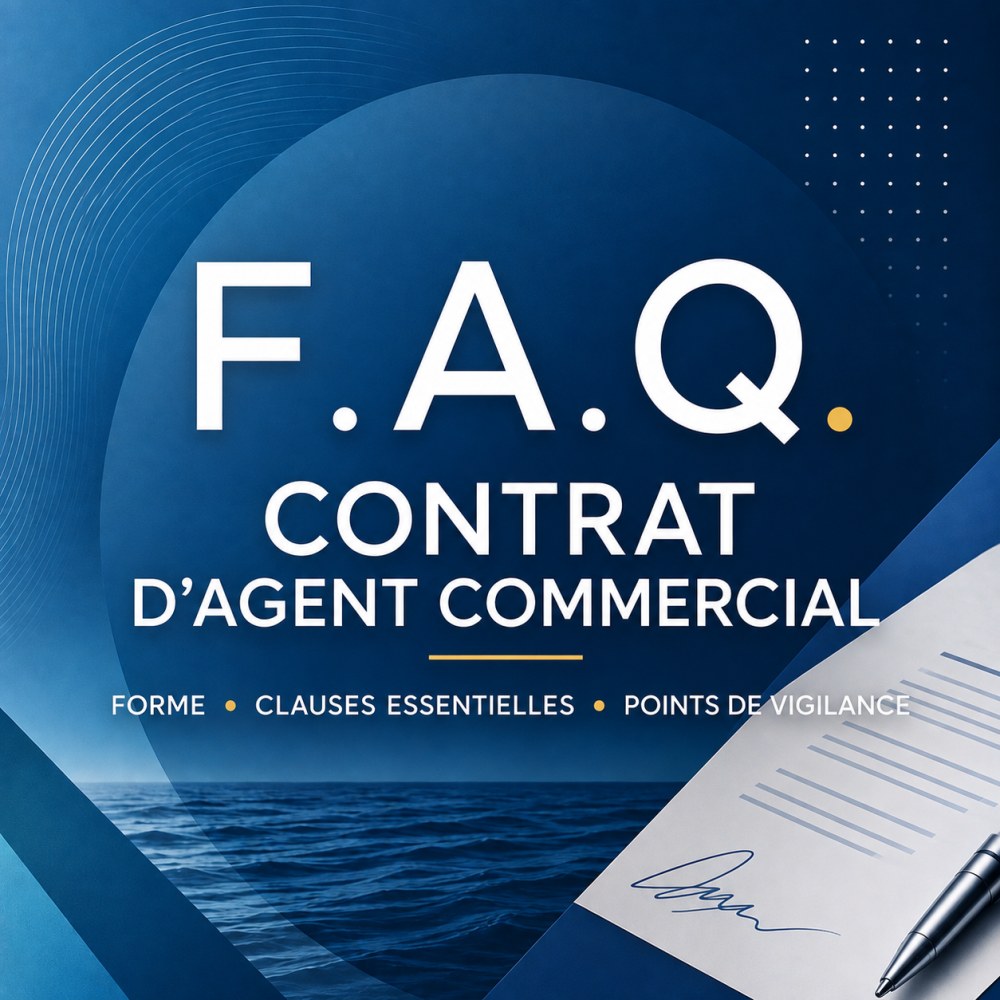 Le contrat d’agent commercial : forme, clauses essentielles,  points de vigilance